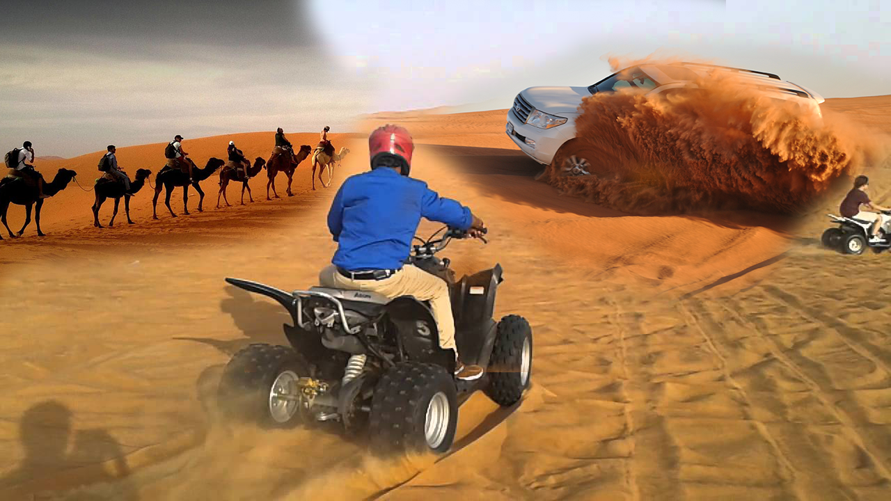 Thrilling Red Dune Safari + Quad Bike
