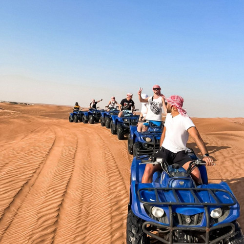 Morning Desert Safari with Quad bike and camel ride